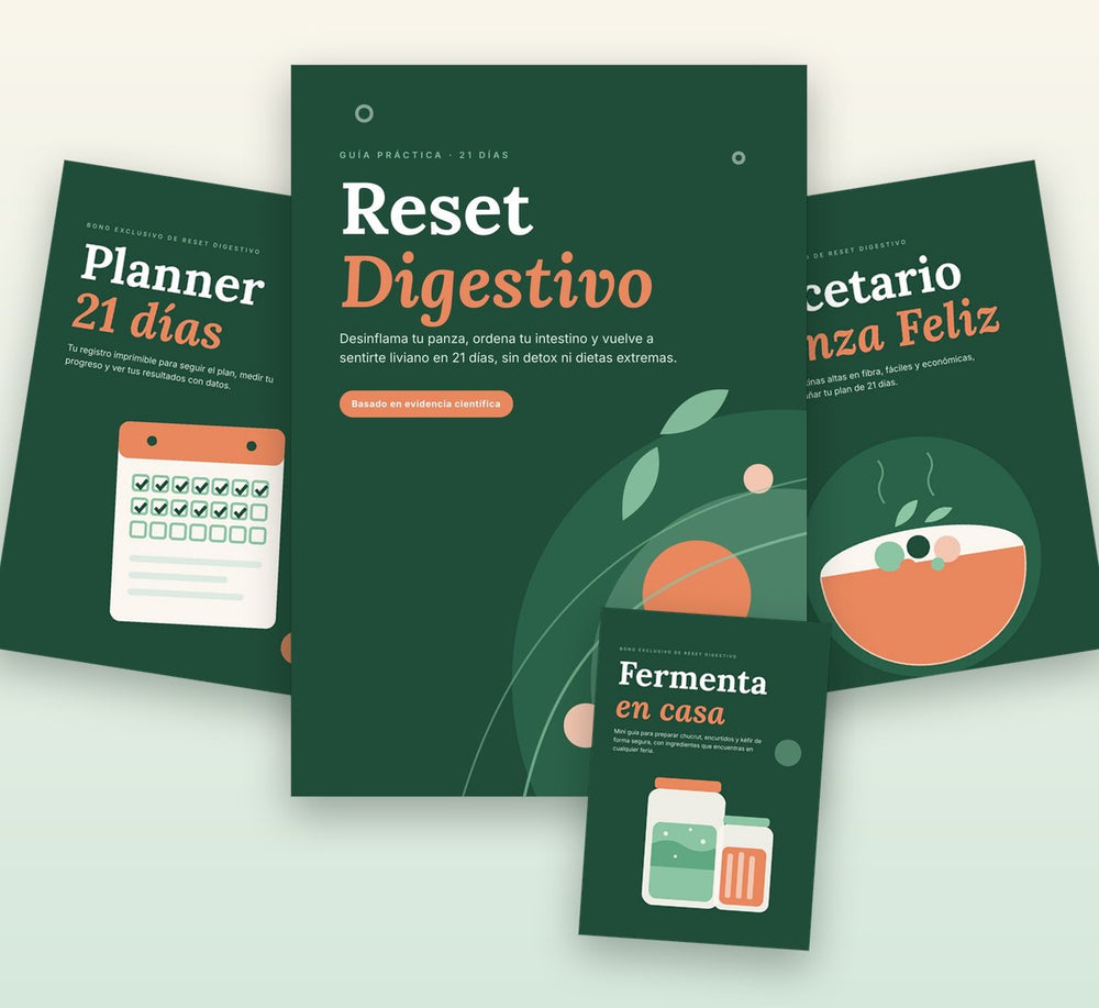 Adiós Hinchazón: Método Reset Digestivo 21 Días