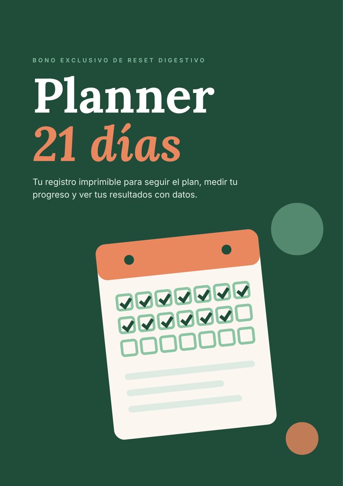 Portada del Planner de 21 días